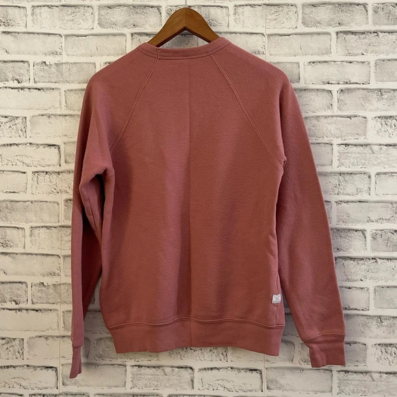 Women’s TOMS Stand for Tomorrow pink blush crew neck sweatshirt Small - Picture 2 of 4